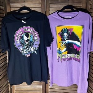 *NEW* Men's Marvel Shirt Bundle (Morbius and Venom)